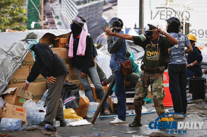 泰國反政府示威持續 抗議現場面面觀（組圖）