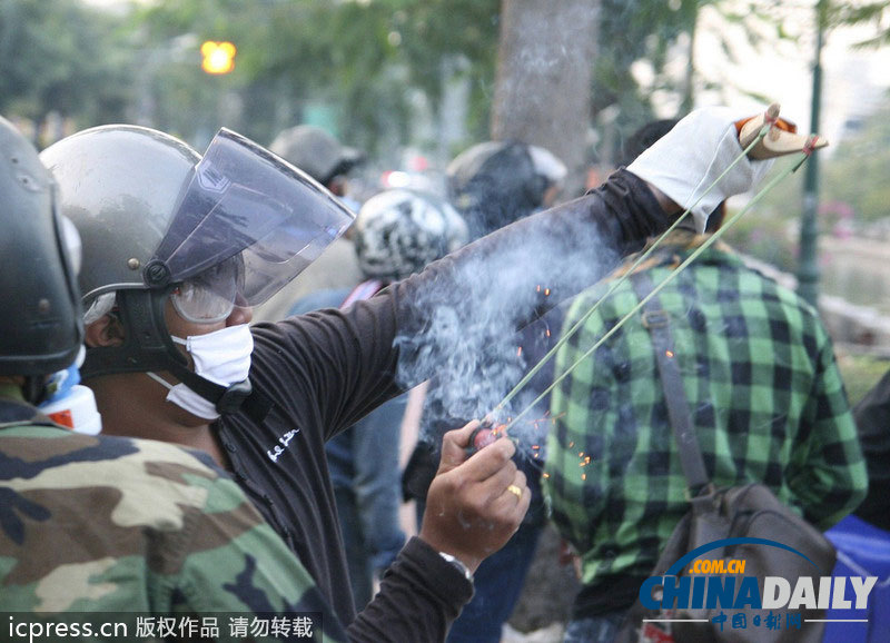 泰國反政府示威持續 抗議現場面面觀（組圖）