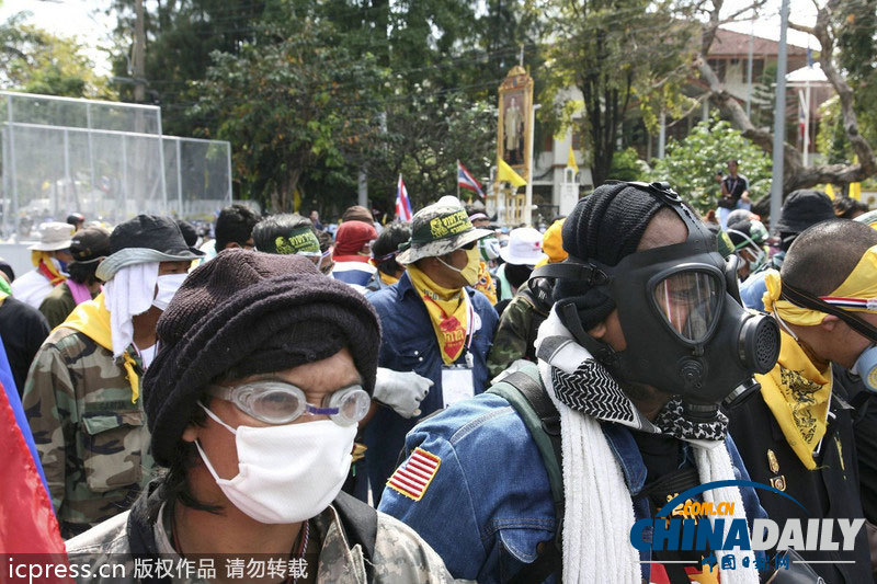 泰國反政府示威持續 抗議現場面面觀（組圖）