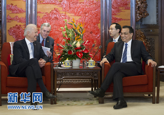 李克強:推動中美開展更廣范圍、更高水平的合作