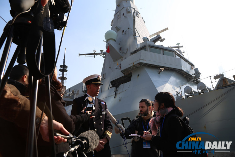 高清大圖：英國“勇敢”號驅逐艦首訪上海