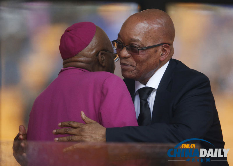 追悼會成領袖聊天室 各首腦和諧互動償曼德拉夙愿