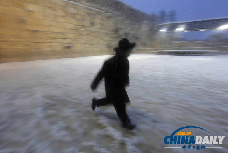 耶路撒冷遇罕見暴風雪 克里仍有望會見內塔尼亞胡