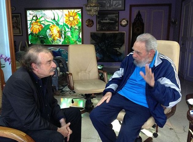 圖:菲德爾·卡斯特羅數(shù)月來首度露面 打消外界疑慮