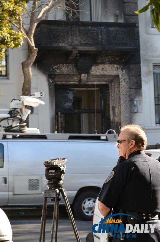中國駐舊金山總領館新聞發言人強烈譴責縱火事件