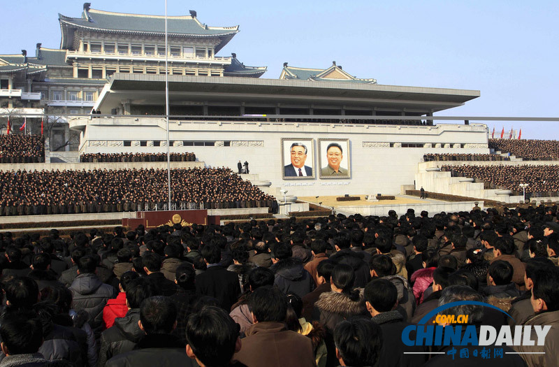 朝鮮群眾大會發(fā)誓貫徹金正恩新年致辭