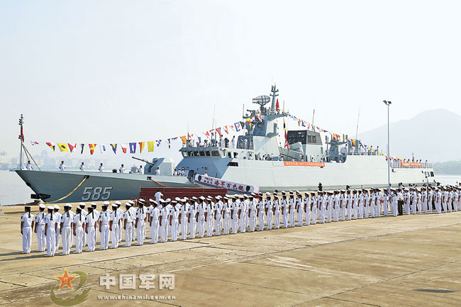 【盤點】中國海軍一年入列的17艘軍艦