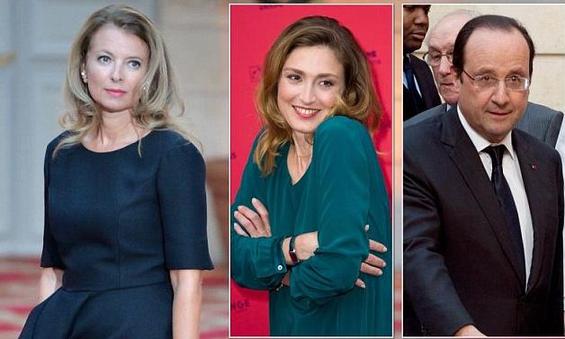 奧朗德鬧緋聞后支持率不降反升 “新歡”處變不驚