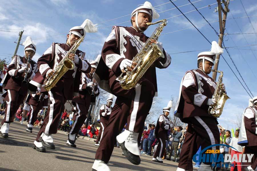 美國(guó)各地民眾慶祝馬丁·路德·金紀(jì)念日