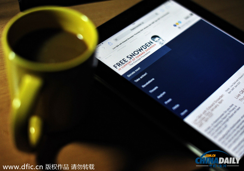 斯諾登在線問(wèn)答 自稱難獲公正審判拒絕返美