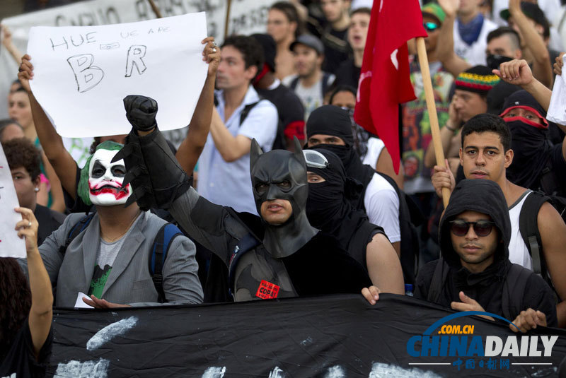 巴西民眾抗議舉辦世界杯 要求改善公共服務