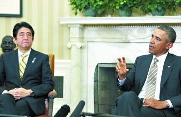外媒:美國對日本失控 奧巴馬或逼安倍認錯