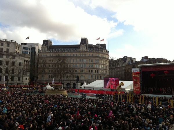 倫敦舉行盛大新春慶典 中國文化影響力日盛(圖)