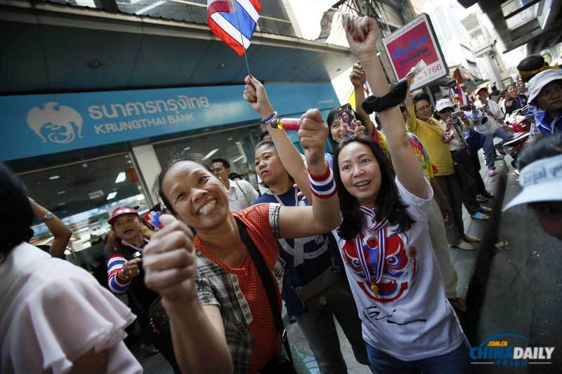 泰國反對派醞釀更大規模示威 試圖使泰國大選無效化