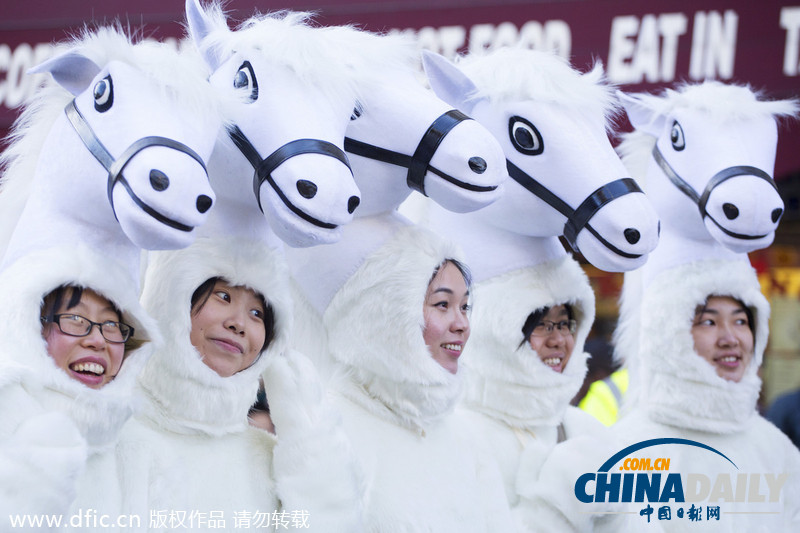 從倫敦到華盛頓 老外與僑胞唐人街共慶中國春節