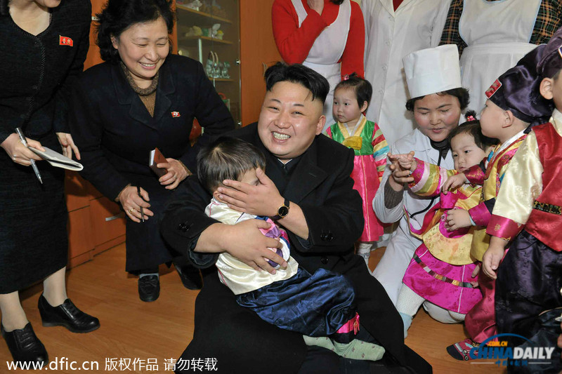 金正恩視察育兒院和愛育院 稱孩子是“國家的王”