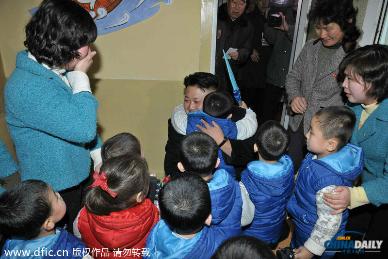 金正恩視察育兒院和愛育院 稱孩子是“國家的王”