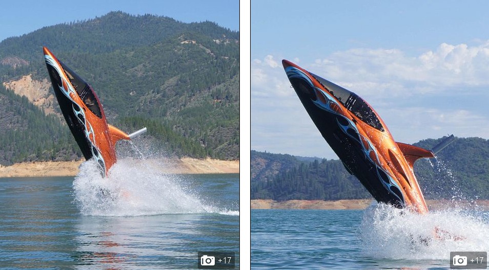 體驗躍出水面快感！美商家用戰機改裝“機械鯊魚”