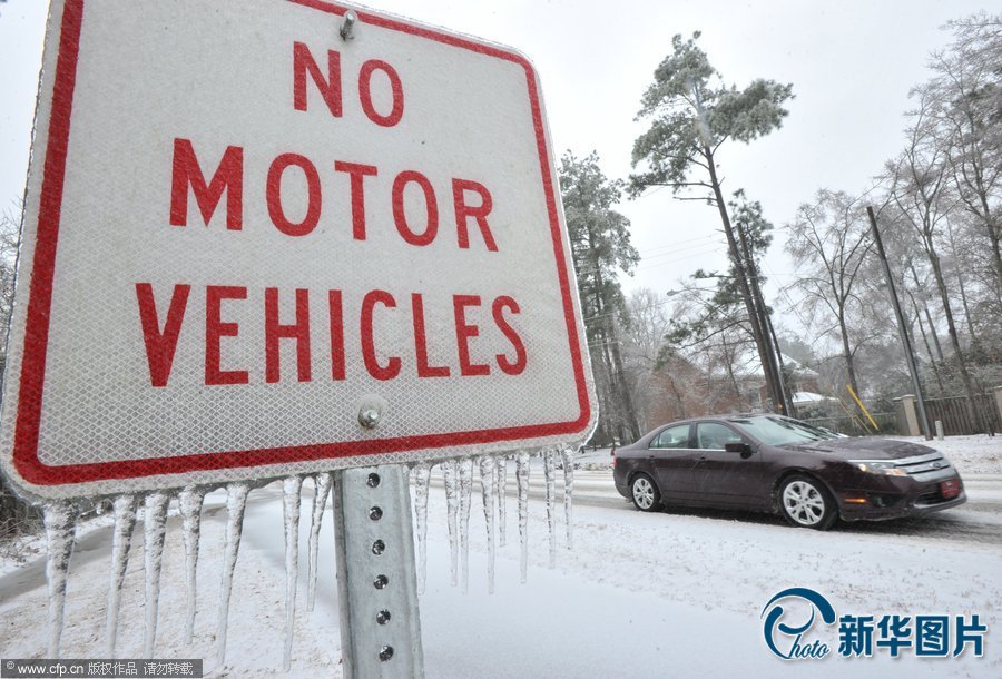 美國南部遭遇災難性暴風雪:大雪厚冰前所未有