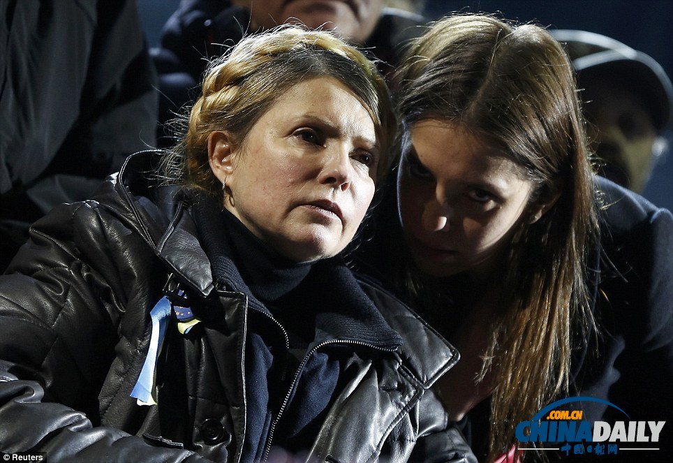 烏美女前總理季莫申科獲釋 趕赴獨立廣場聲援示威