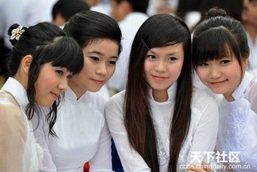 越南街頭時(shí)髦女孩甜美賽川妹子