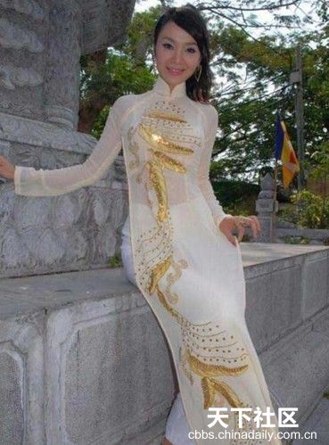 越南街頭時髦女孩甜美賽川妹子