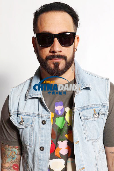 中國日報網獨家寫真：后街男孩抵京準備開唱 五子拼帥