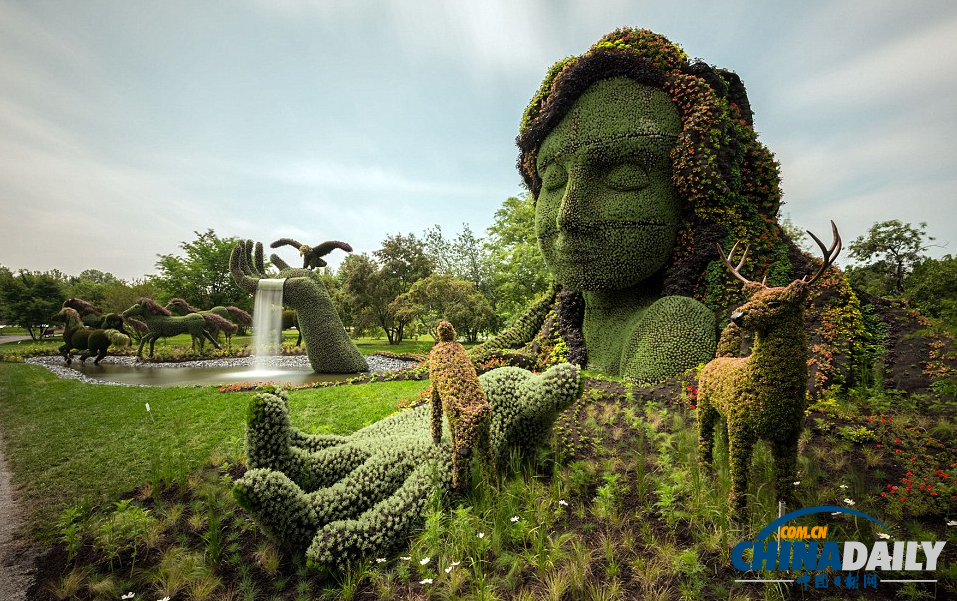 國際立體花壇大賽：和剪刀手愛德華“一決高下”