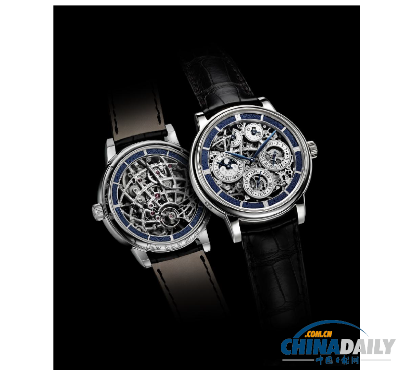 積家超卓傳統萬年歷八日動力儲存鏤空大師系列腕表