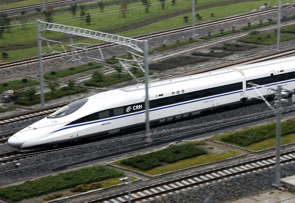 Shanghai-Hangzhou high-speed railway in operation