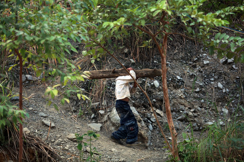 Lonely life of a six-year-old HIV orphan