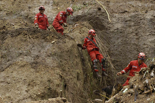 Tropical storm swept Guatemala