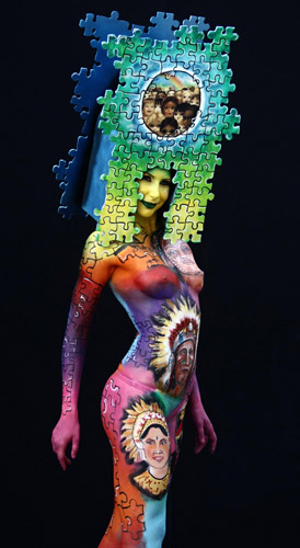 World Bodypainting Festival in Seeboden, Austria