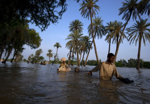 Struggling for live through destructive floods in Pakistan