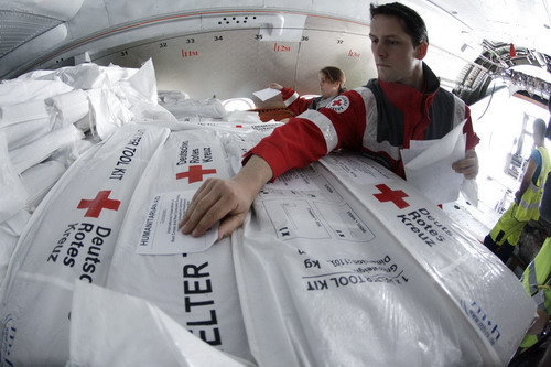 Medical reliefs arrive to floods victims in Pakistan