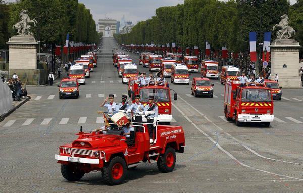 France marks Bastille Day with military parade