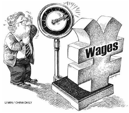 Rising wages reach a milestone