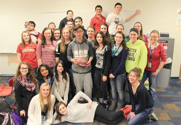 Chinese students gather in Washington