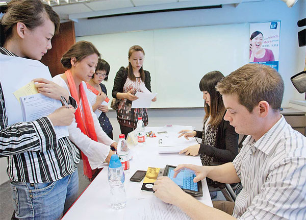 Job market in China surges