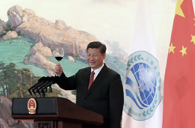 習(xí)近平在上海合作組織青島峰會(huì)歡迎宴會(huì)上的祝酒辭