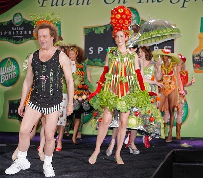 Summer salad fashion show