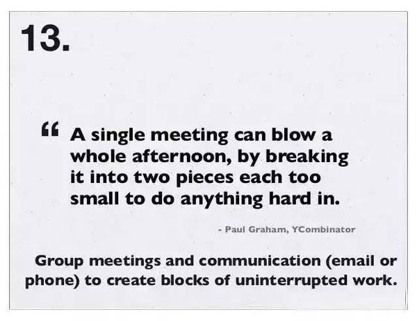 關(guān)于時(shí)間管理,扎克伯格用26張圖說(shuō)清楚!