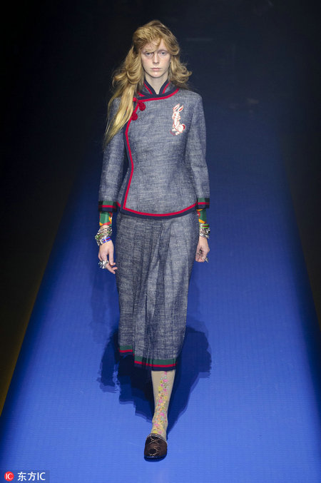 2018年時(shí)尚界刮起“中國(guó)風(fēng)”（組圖）