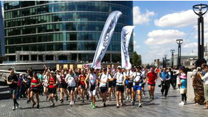 草根火炬傳遞提前抵達奧運公園