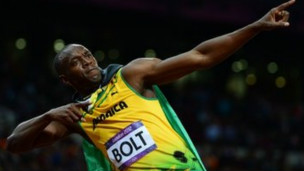 博爾特倫敦奧運(yùn)百米大戰(zhàn)成功衛(wèi)冕