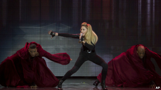 麥當娜MDNA全球巡演以色列開場