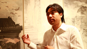 特寫:中國水墨,奧運(yùn)傳遞