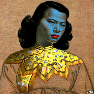 《中國女孩》倫敦拍賣 成交價(jià)近百萬鎊