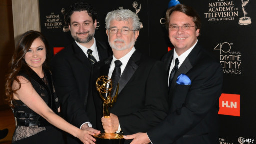 好萊塢資深導(dǎo)演盧卡斯獲日間艾美獎