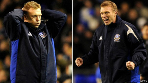 曼聯新主帥莫耶斯執教榮耀